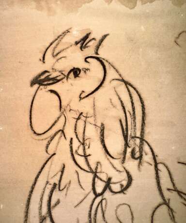 “Ayam Kate Sudino” by Affandi Affandi Art Affandi Koesoema (1907 - 1990) crayon on paper Crayon drawing Abstract Expressionism Animal Indonesia Modern Art (20th Century) 1975 - photo 4