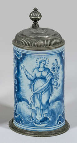 Nürnberger Walzenkrug mit Maria Immaculata - photo 1
