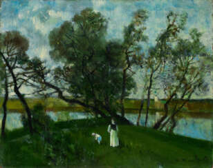 MYLNIKOV, ANDREI (1919-2012). Landschaft mit Bäumen