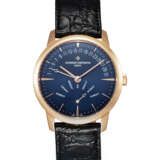VACHERON CONSTANTIN, PATRIMONY REF. 4000U/000R-B516, A PINK GOLD RETROGRADE DAY AND DATE WRISTWATCH - photo 1