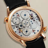 ARNOLD & SON, 'DTE DOUBLE TOURBILLON ESCAPEMENT' REF. 38.3.1.01, A FINE LIMITED EDITION PINKGOLD MANUAL-WINDING WRISTWATCH, - фото 3