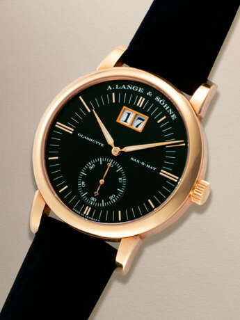 A. LANGE & SÖHNE, GRAND LANGEMATIK SAX-O-MAT REF. 309.031, A RARE AND ATTRACTIVE GOLD AUTOMATIC WRISTWATCH WITH ZERO-RESET SECONDS - photo 2