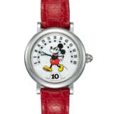 GERALD GENTA RETRO FANTASY "MICKEY MOUSE", REF. 3612, A STAINLESS STEEL JUMPING HOUR WRISTWATCH - photo 1