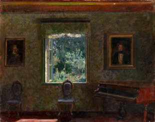 ZHUKOVSKY, STANISLAV (1875–1944). Manor House Interior, Sunny Day