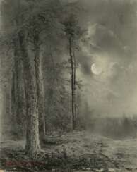 SAVRASOV, ALEKSEI (1830–1897). Forest Clearing by Night