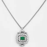 Smaragd-Diamant-Anhänger - photo 1