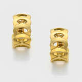 Paar Ohrclips von Cartier-"C de Cartier" von 1999 - Foto 1