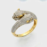 Dekorativer Panthère-Diamantring - photo 1