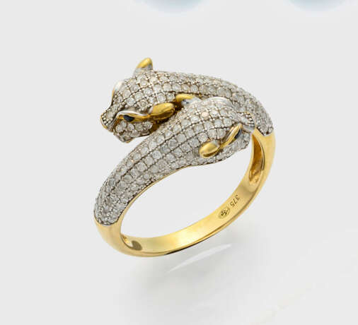 Dekorativer Panthère-Diamantring - photo 1