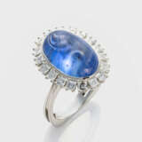 Klassischer Saphir-Diamantring von Jacobi - photo 1