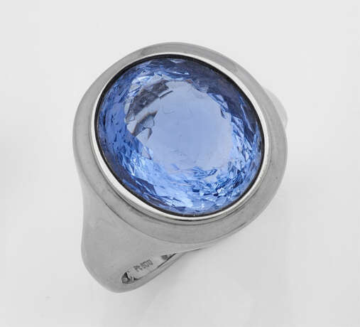 Klassischer Tansanit-Ring - photo 1