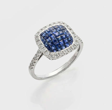 Saphir-Ring im Stil von Van Cleef & Arpels - photo 1