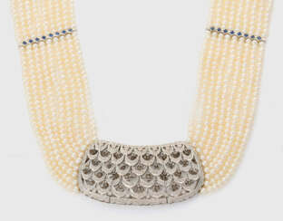 Elegantes Perl-Diamant-Collier