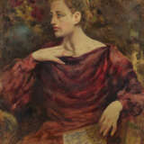 ISSUPOFF, ALESSIO (1889–1957). Lady in Red Dress - Foto 1