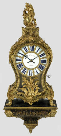 Louis XV Boulle-Pendule mit Konsole - photo 1