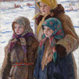 BOGDANOV-BELSKY, NIKOLAI (1868–1945). Three Sisters - Foto 1