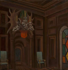 SHUKHAEV, VASILY (1887–1973). Hall in the President von Walter's House, Set Design for the F. Schiller Play "Intrigue and Love"