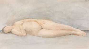 WEISBERG, VLADIMIR (1924–1985). Reclining Nude