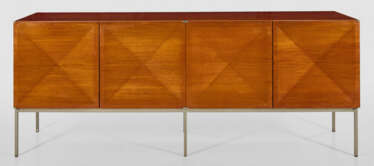 Großes Mid Century "Pointe de Diamant"-Sideboard