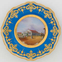 A Porcelain Dessert Plate from the Dowry Service of Grand Duchess Alexandra Nikolaevna  