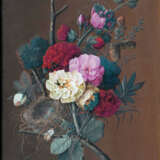 Jan Frans van Dael ''Bouquet mit Blüten, Vogelnest und Insekten'' - photo 1