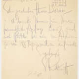 Brief von Karl Schmidt-Rottluff an einen Museumsleiter - Foto 1