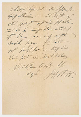 Brief von Otto Dix an seine Kundin Elisabeth Geyer - photo 2