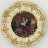 A Porcelain Dessert Plate from the Dowry Service of Grand Duchess Alexandra Nikolaevna - Foto 1