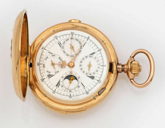 Chronometer-Taschenuhr mit Kalendarium - фото 1