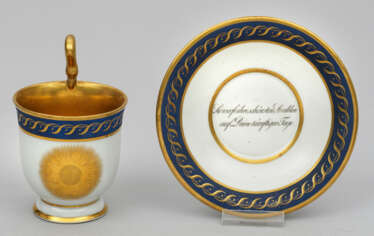 Biedermeier-Freundschaftstasse