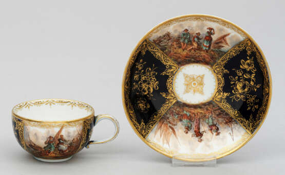 Teetasse mit Kauffahrteiszenen - photo 1