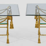 Paar Hollywood Regency-Beistelltische - photo 1