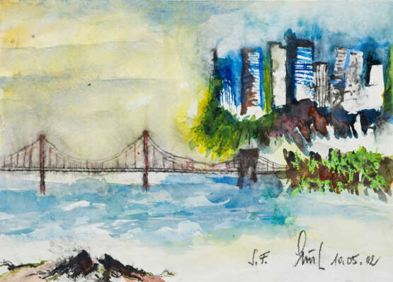 Zeitgenössischer Aquarellist - photo 1