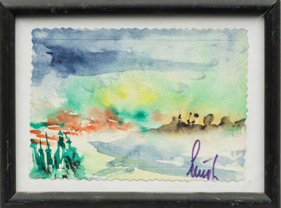 Zeitgenössischer Aquarellist - photo 1