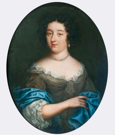 Portraitmaler ''Portrait einer Dame mit Perlenkette'' - фото 1