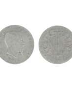 Produktkatalog. Pi&egrave;ce d&amp;39;argent de cinq lires. Italie 1873. 