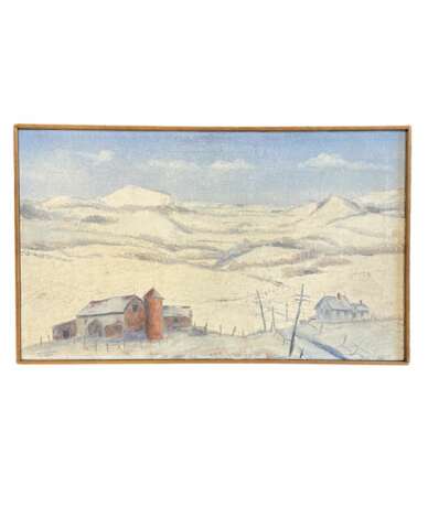 Paysage d&amp;39;hiver de Theodore Donaldson (20e si&egrave;cle &Eacute;tats-Unis) oil painting 20th century - Foto 1