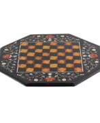 Marble. A mosaic chessboard of natural stone