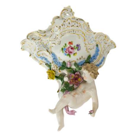 Wall vase. PS Dresden Hand Painted Baroque 20th century - photo 2
