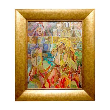 Painting by V.Gorbunov. Canvas oil 20th century - photo 1