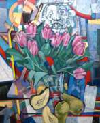 Catalogue des produits. Malchow, Herbert (1942-2015) &quot;Ein ganz gewöhnlicher Tag&quot;, Öl/ Lw., unsign., rückseitig bez., direkt vom Künstler erworben, 140x100 cm, Rahmen (H. Malchow war Landschaftsmaler und Grafiker, Studium an der FHS He…