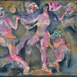 Hitzer, Werner (1918 Berlin-2005 Dresden) "Maskerade", Aquarell, sign. u.l., 39x56,5 cm, ungerahmt - photo 1