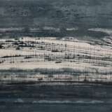 Wirkner, Michael (1954 Chemnitz-2012 Bad Saarow) "Hohes Land", Tempera/ Tusche/ Lw., ca. 2004/06, aus Nachlaß stammend, 50x70 cm, Rahmen - Foto 1