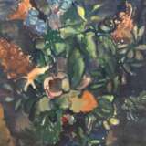 Holtz-Sommer, Hedwig (1901 Berlin- 1970 Wustrow) "Blumenstilleben", Aquarell, sign. u.r., 56x38 cm, im Passepartout hinter Glas und Rahmen (Beteiligung an Ausstellungen mecklenburgischer Künstler in Schwerin un… - photo 1