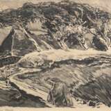 Warnecke, Rudolf (1905 Bautzen-1994 Ravenstein) "Das Dornenhaus in Ahrenshoop", Litho., sign. u.r. und betitelt u.l., 30x40,5 cm, im Passepartout hinter Glas und Rahmen - photo 1