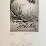 Schmedemann, Horst (1934 Schwerin-2010 Warsow bei Schwerin) "Wolkig-Heiter", Radierung II, 10/10, sign., dat. 2006, 8,5x6,5 cm, ungerahmt - photo 1