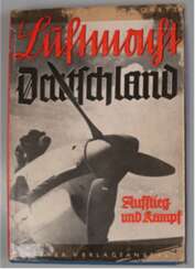 &amp;quot;Luftmacht Deutschland&amp;quot; von Heinz Bongartz, 1. Band, mit 211 Abbildungen, Essener Verlagsanstalt G.m.b.H,, Essen, 1941, altersbedingte Gebrauchspuren