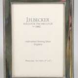 Standbilderahmen, 925er Silber, England, rechteckig, Perlrand, innen 17,8x12,6 cm, ges. 22,5x17 cm - photo 1