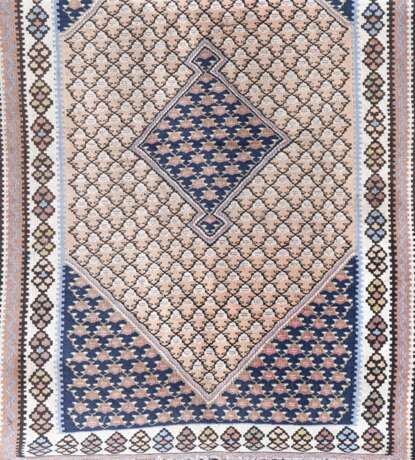 Kelim, Persien, hellgrundig, geometrisch blau gemustert, 163x100 cm - photo 1