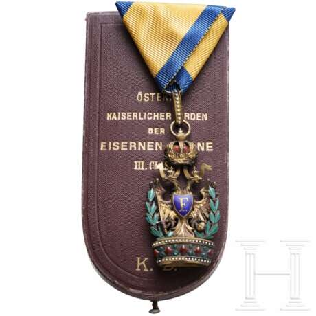 Orden der Eisernen Krone 3. Klasse mit Kriegsdekoration - Foto 1